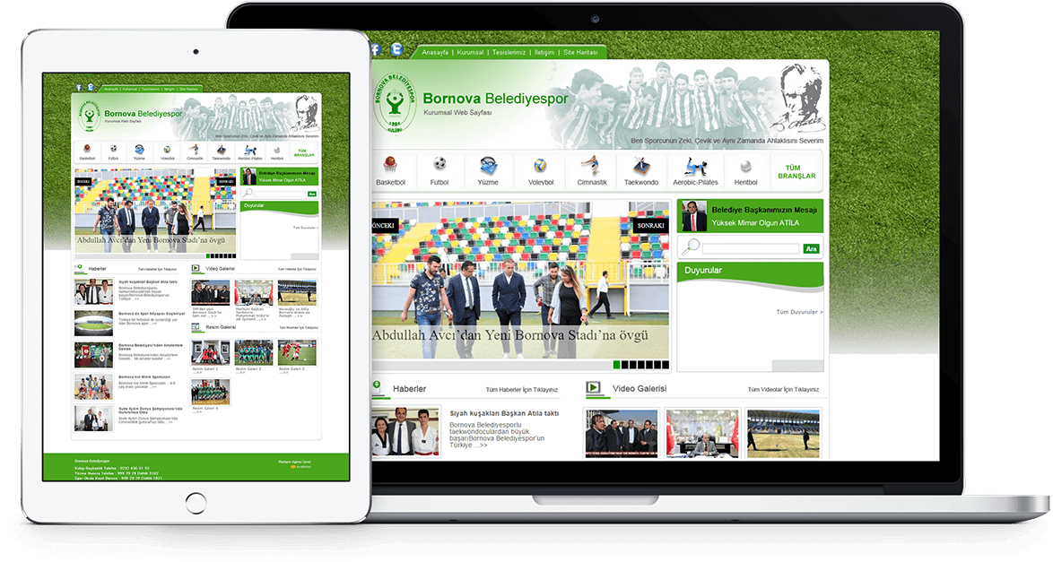 BORNOVA BELEDİYESPOR | Web Tasarım